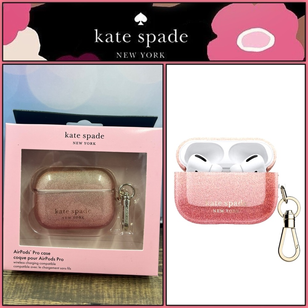 Kate Spade- Pink Ombrè Sunset AirPods Pro Case
